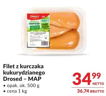 Filet z kurczaka kukurydzianego Drosed - MAP promocja w Makro