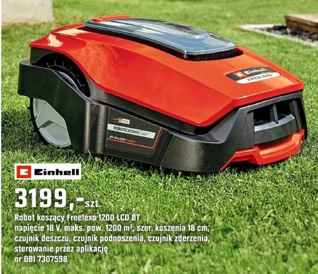 Robot koszący Freelexo 1200 LCD BT promocja w OBI