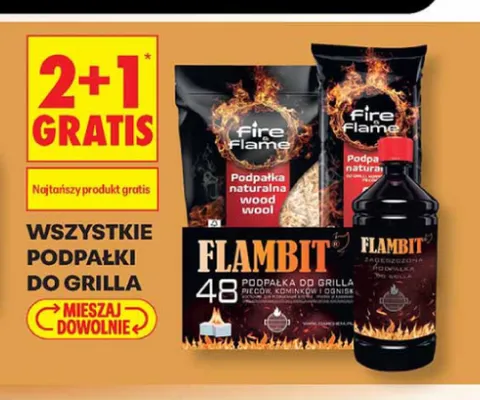 Podpałka do grilla Flambit promocja w Biedronka