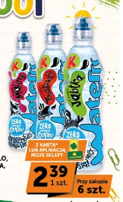 Napój Kubuś Waterrr o smaku truskawki promocja w ABC