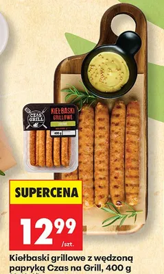 Kiełbaski grillowe z wędzoną papryką Czas na Grill promocja w Biedronka