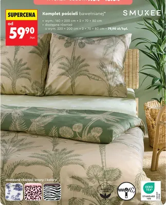 Komplet pościeli bawełnianej promocja w Biedronka