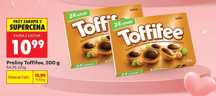Praliny Toffifee promocja w Biedronka