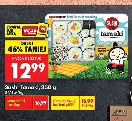 Sushi Tamaki promocja w Biedronka