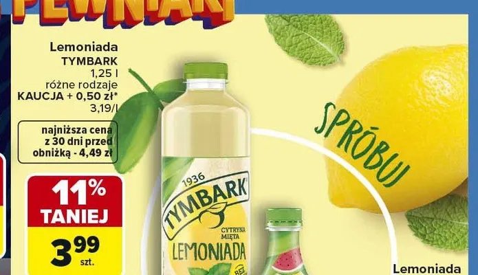 Lemoniada Tymbark promocja w Carrefour