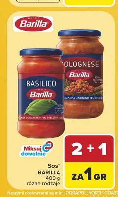 Sos Barilla Basilico promocja w Carrefour