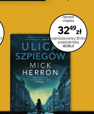 Książka Ulica szpiegów Mick Herron promocja w Empik