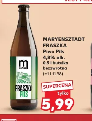 Piwo Fraszka Pils Maryensztadt promocja w Kaufland