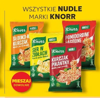 Nudle Pomidorowe Łagodne Knorr promocja w Kaufland