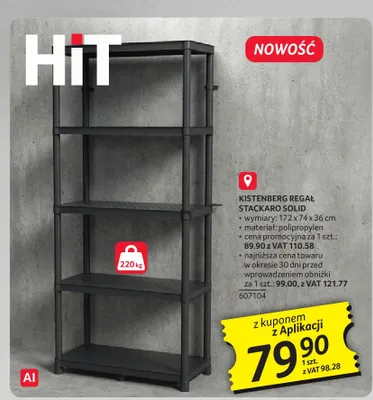 Regał Kistenberg Stackaro Solid promocja w Selgros