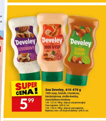 Sos Develey słodko-kwaśny promocja w Twój Market