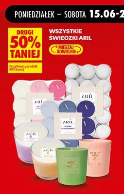 Podgrzewacze zapachowe Aril Rose Petals promocja w Biedronka