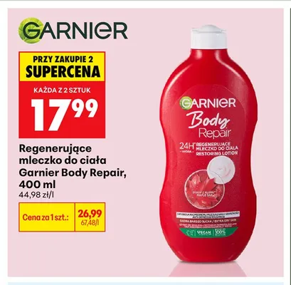Regenerujące mleczko do ciała Garnier Body Repair promocja w Biedronka