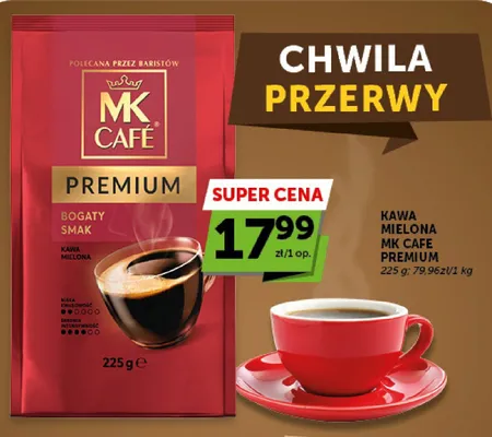 Kawa mielona MK Café Premium promocja w ABC