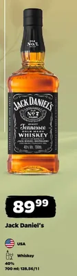 Whiskey Jack Daniel's 40% promocja w Netto
