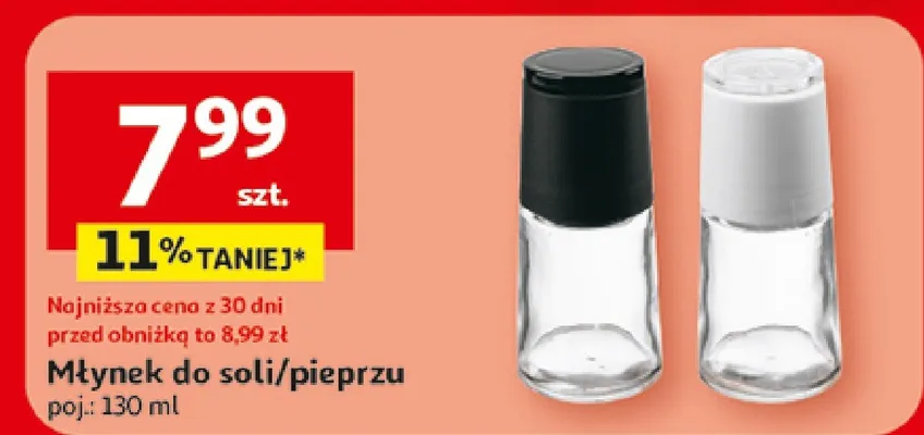 Młynek do pieprzu promocja w Auchan