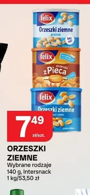 Orzeszki ziemne Felix bez soli promocja w Chorten