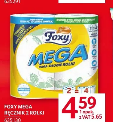 Ręcznik Foxy Mega 2-pak promocja w Selgros