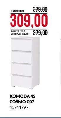 Komoda 4S Cosmo C07 promocja w Abra Meble