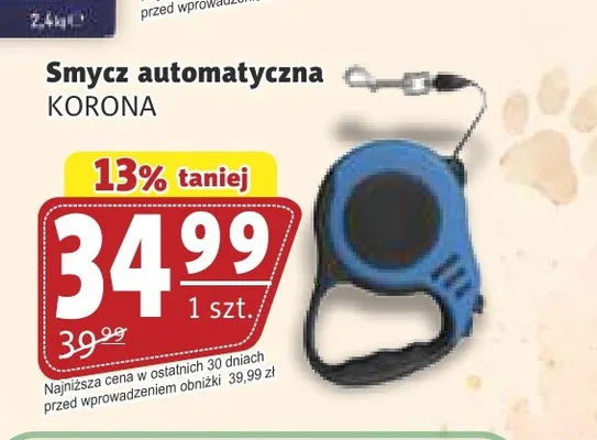 Smycz automatyczna Korona promocja w Prim Market