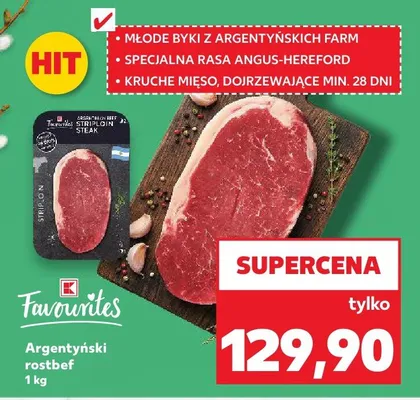 Argentyński rostbef promocja w Kaufland
