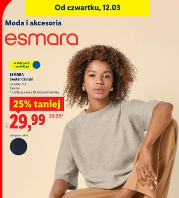 Sweter damski Esmara promocja