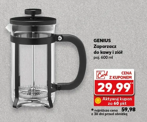 Zaparzacz do kawy i ziół poj. 600 ml promocja w Kaufland