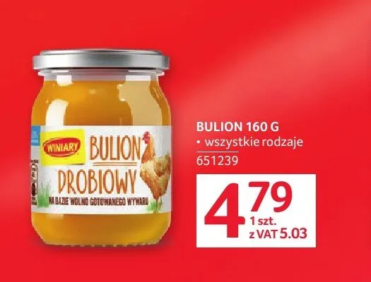 Bulion drobiowy Winiary promocja w Selgros