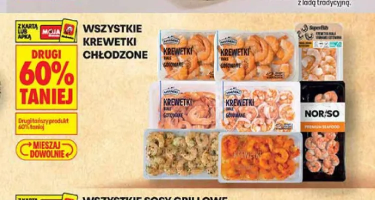 Krewetki chłodzone promocja w Biedronka