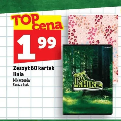 Zeszyt A5 60 kartek w linie Interdruk promocja w TOPAZ