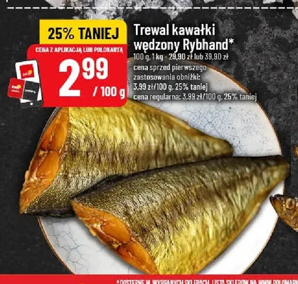 Trewal kawałki wędzony Rybhand promocja w POLOmarket