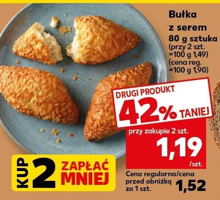 Bułka z serem promocja w Kaufland