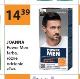 Farba do włosów Joanna Power Men promocja w Drogerie Laboo