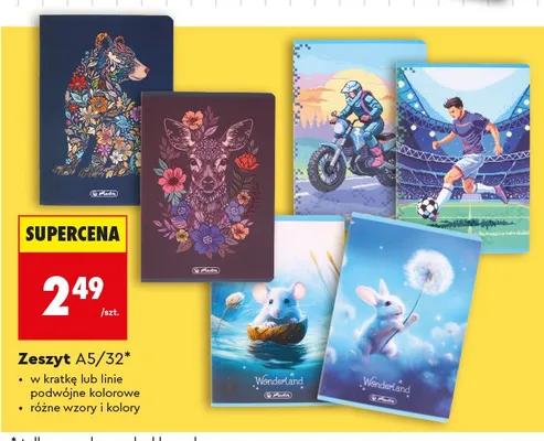 Zeszyt A5/32 Herlitz promocja w Biedronka