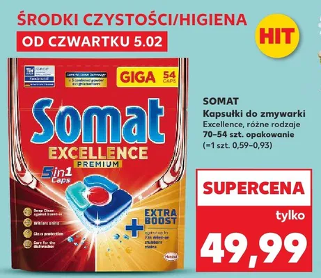 Kapsułki do zmywarki Excellence, różne rodzaje promocja w Kaufland