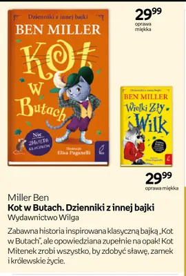 Książka Wielki Zły Wilk. Dzienniki z innej bajki Ben Miller promocja w Empik