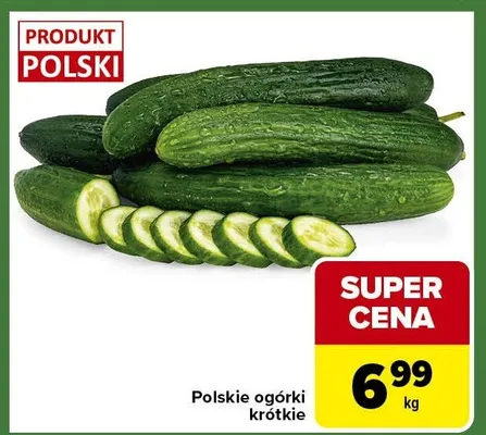 Ogórek krótki polski promocja w Carrefour Express