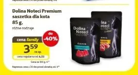 Karma dla kota Dolina Noteci Premium promocja w Super Zoo
