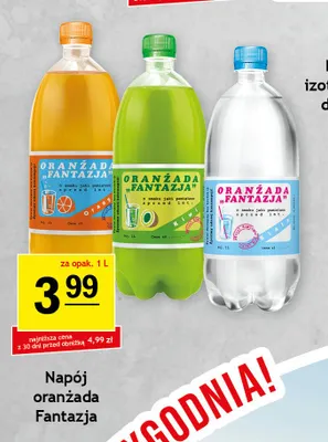 Napój oranżada Fantazja pomarańczowa promocja w Gram Market