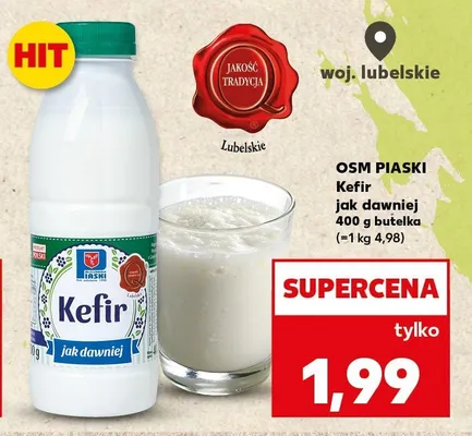 Kefir jak dawniej promocja w Kaufland