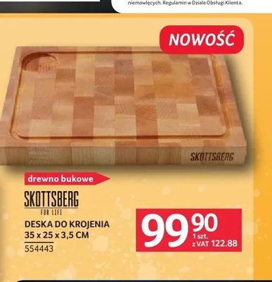 Deska do krojenia Skottsberg promocja w Selgros