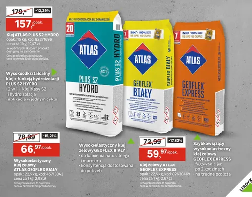 Klej PLUS S2 HYDRO promocja w Leroy Merlin