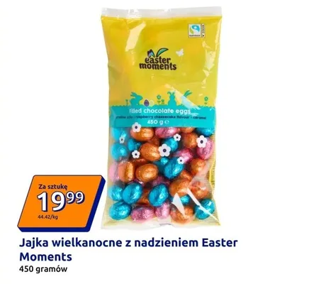 Jajka wielkanocne z nadzieniem promocja w Action