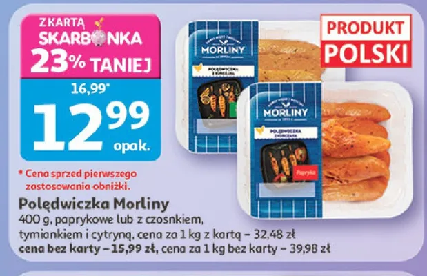 Polędwiczka Morliny z tymiankiem i cytryną promocja w Auchan