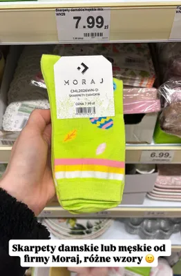 Skarpety damskie / męskie promocja w Dino