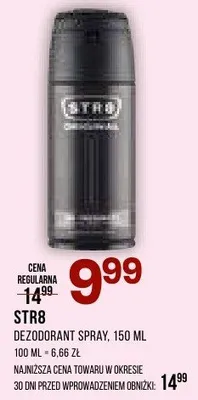 Dezodorant spray Str8 Original 150ml promocja w Drogerie Natura