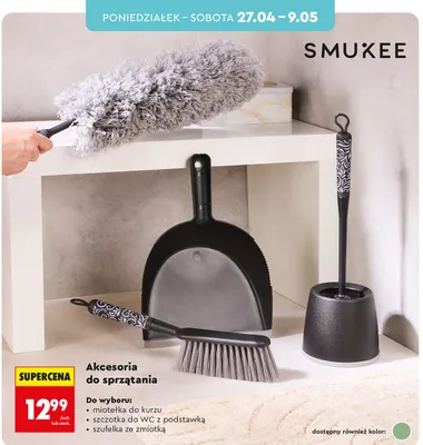 Szufelka ze zmiotką Smukee promocja w Biedronka