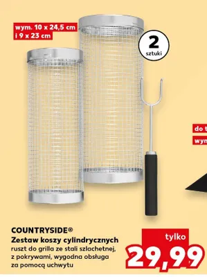 Zestaw koszy cylindrycznych COUNTRYSIDE promocja w Kaufland