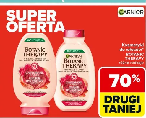 Szampon Botanic Therapy różne rodzaje promocja w Carrefour Market