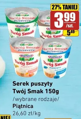 Serek puszysty Twój Smak naturalny Piątnica promocja w API Market